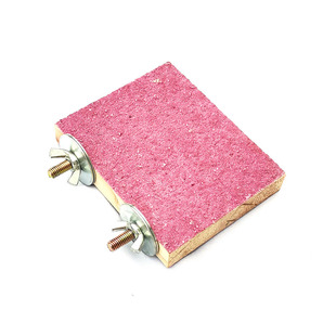 鹦鹉磨砂站台鸟用磨嘴台磨爪站杆鸟栖息花椒木台鹦鹉跳台鸟笼配件