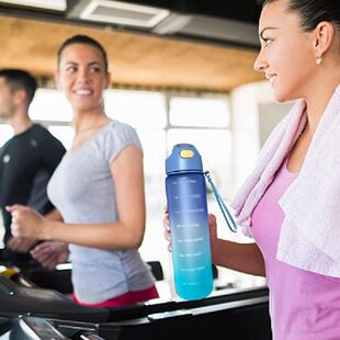 Gradient Water Bottle 1L Water Bottle For Running