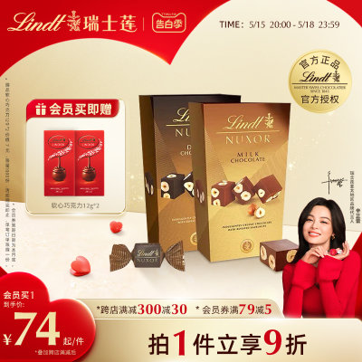 Lindt/瑞士莲金装榛仁经典巧克力165g官方正品进口