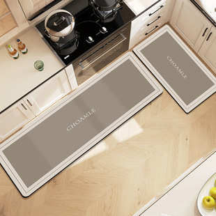 北欧长条厨房地垫吸水耐脏硅藻泥地垫卫生间浴室防滑脚踏垫