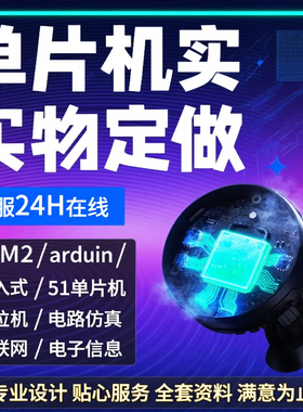 定做51单片机设计代做stm32程序定制实物软硬件物联网电子plc开发