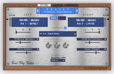 「打击乐」5.6G 半音阶打击乐器Cinesamples TonalTickyTackies