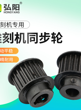 速发雕刻机同步带轮减速机轮182000齿YM5轮盒X齿Z轴减速轮配件