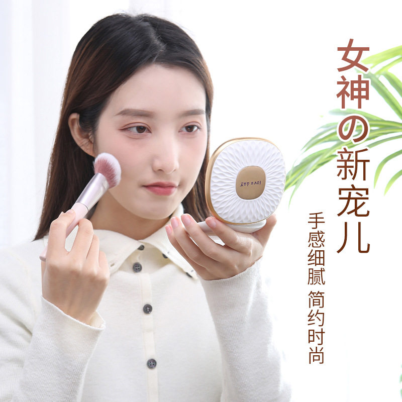 速发小镜子折叠随身手持化妆镜便携带学生宿公舍主镜家用双面镜