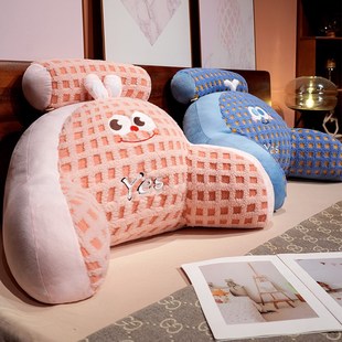 速发床头靠垫软包枕枕背枕羊羔绒抱大床上看书靠靠倚靠护腰垫枕头