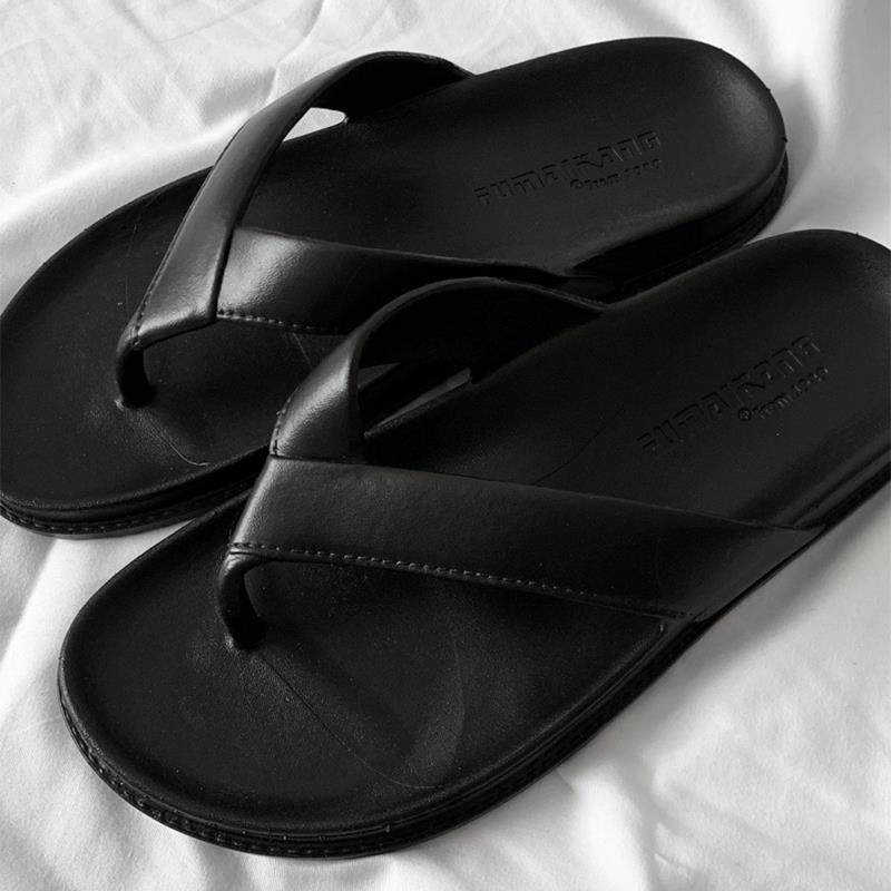 速发情侣人字拖鞋男夏黑色户凉夹趾外拖款男厚底防滑沙滩鞋