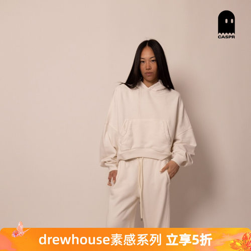 drewhouse素感落肩款连帽卫衣