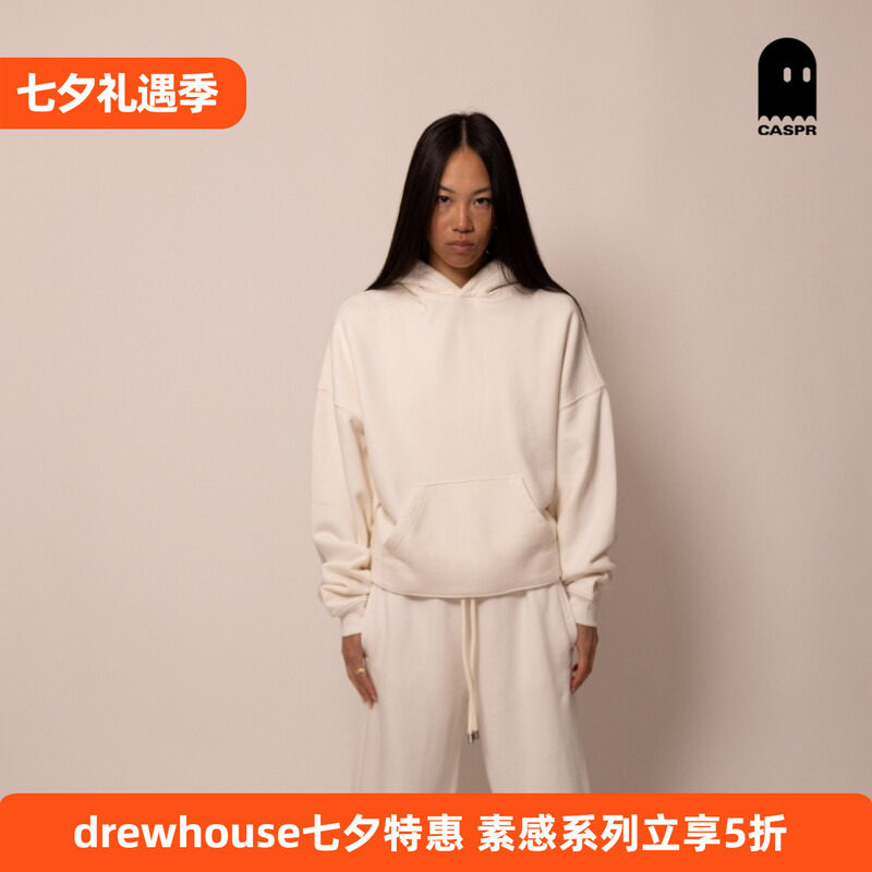 drewhouse素感蝙蝠袖连帽卫衣