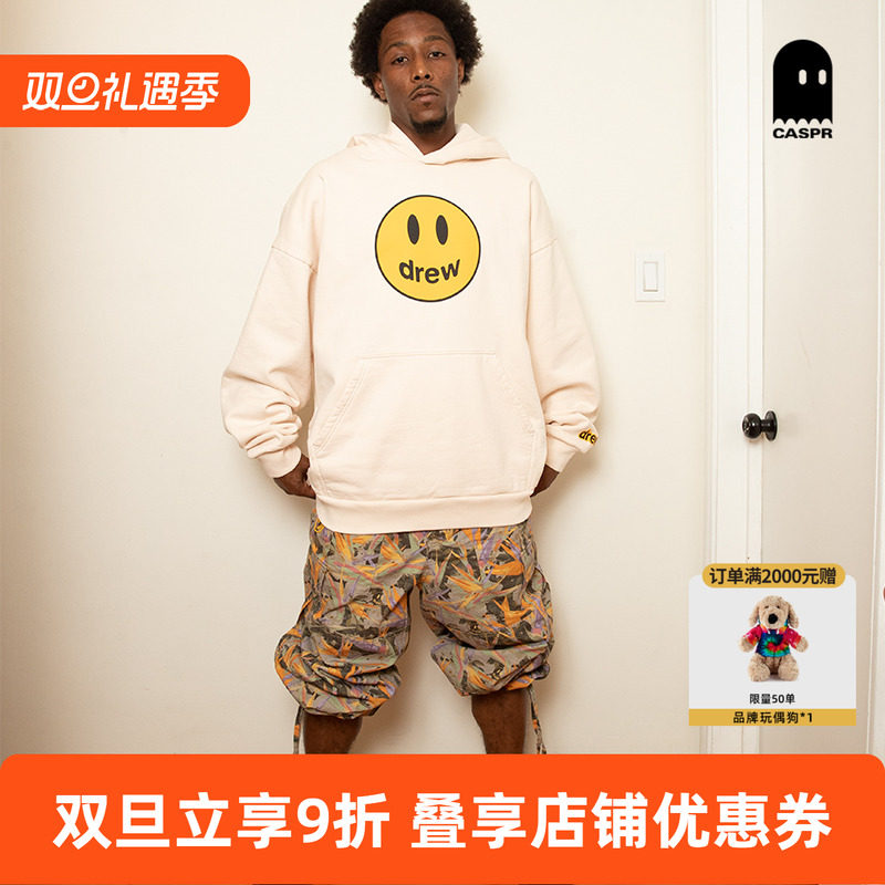 drewhouse潮笑脸套头连帽卫衣