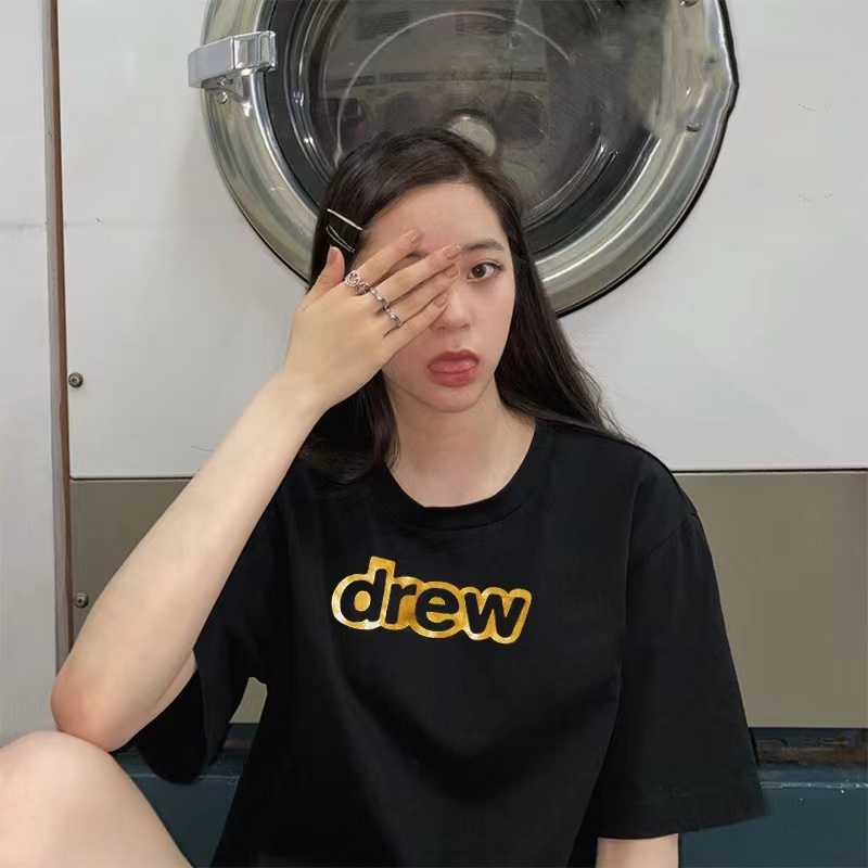 正品drewhouse经典字母款短袖T恤