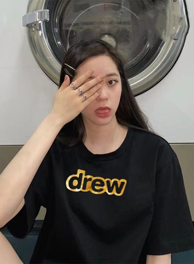 【官方正品】【明星同款】drew house字母款短袖T恤 25夏男女同款