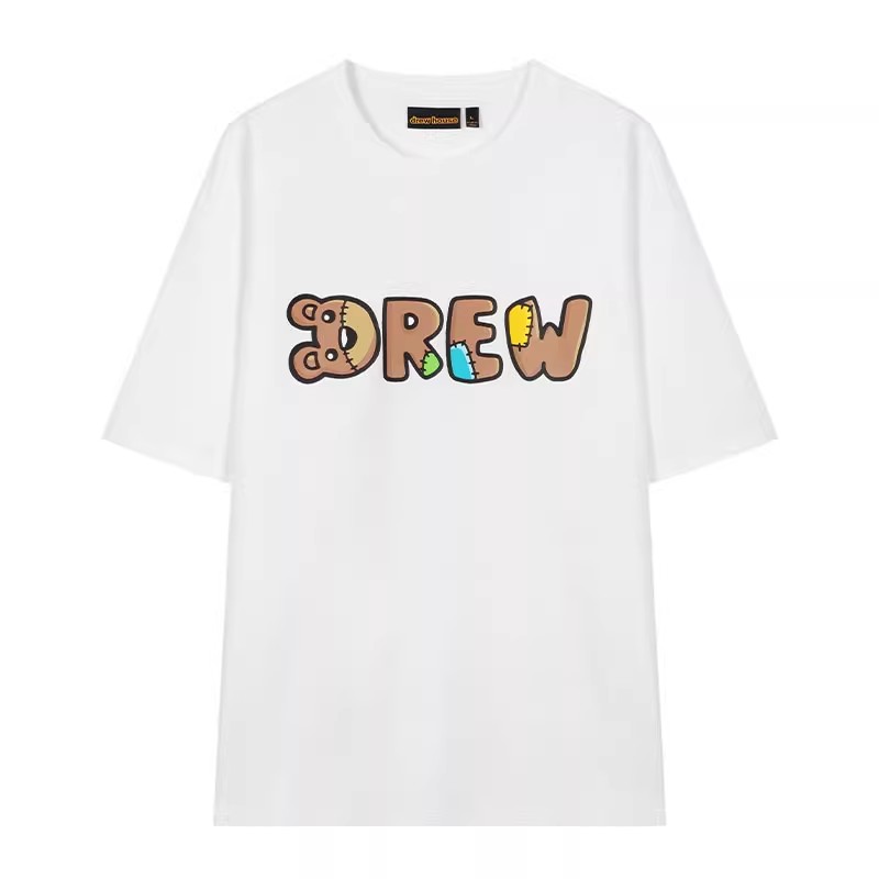正品drewhouse小熊字体短袖T恤