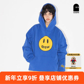 张极同款 drew house经典 笑脸宽松休闲连帽卫衣26春季 男女同款