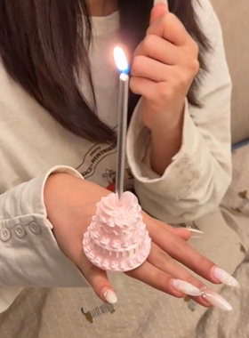 3D打印丝绸蛋糕蜡烛戒指
