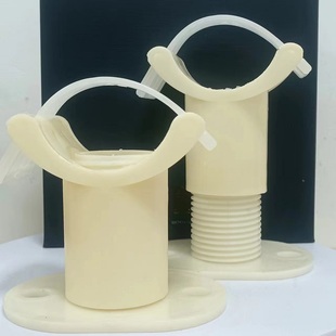 塑料管托卡箍抱箍 PVC高度固定支撑器 水管道调节平衡支架管夹ABS