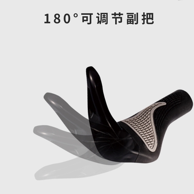 极速新品车把套自行车锁死手把防滑牛羊角橡O胶副把单R车装备肉球