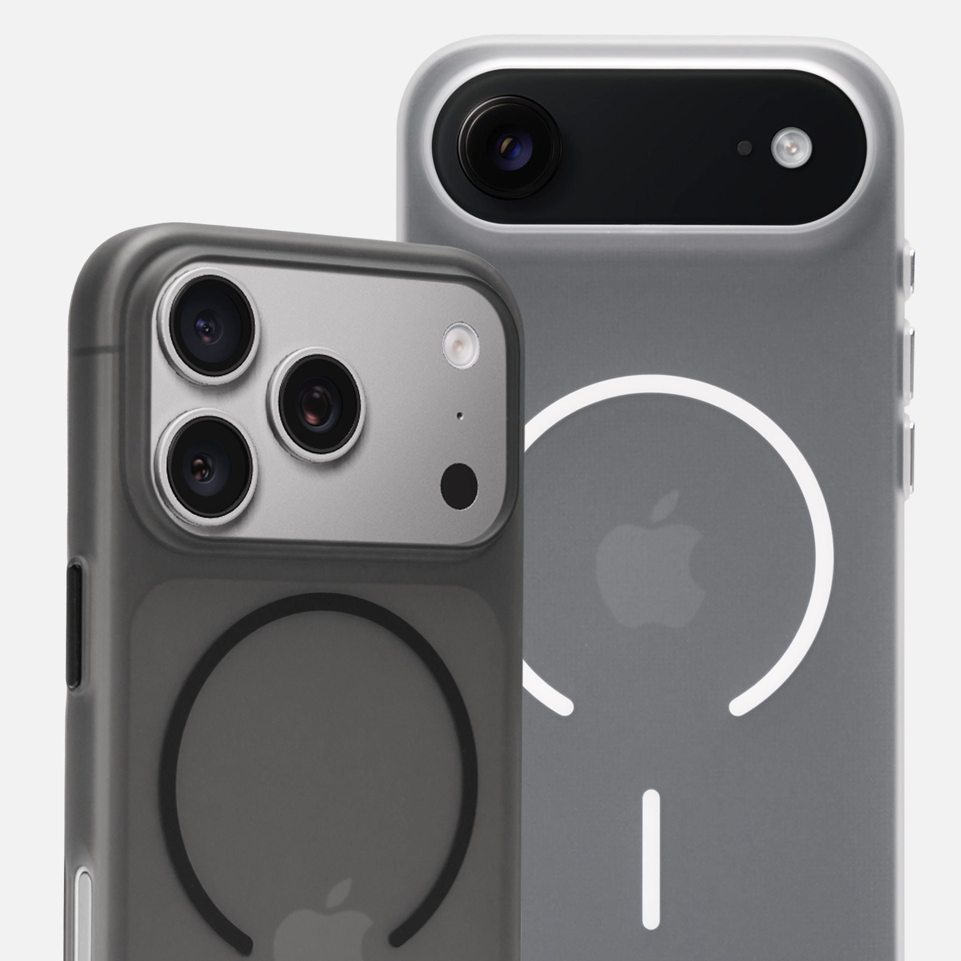 简约磨砂细磁吸圈苹果手机壳适用于iPhone17ProMax超薄保护套时尚男女