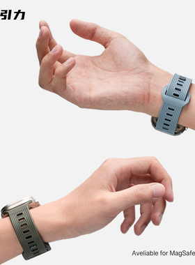 氟橡胶运动表带适用AppleWatchS10手表S9配件S8防水Ultra透气个性