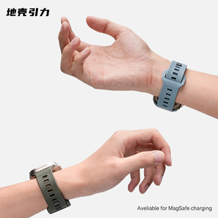 氟橡胶运动表带适用AppleWatchS10手表S9配件S8防水Ultra透气个性