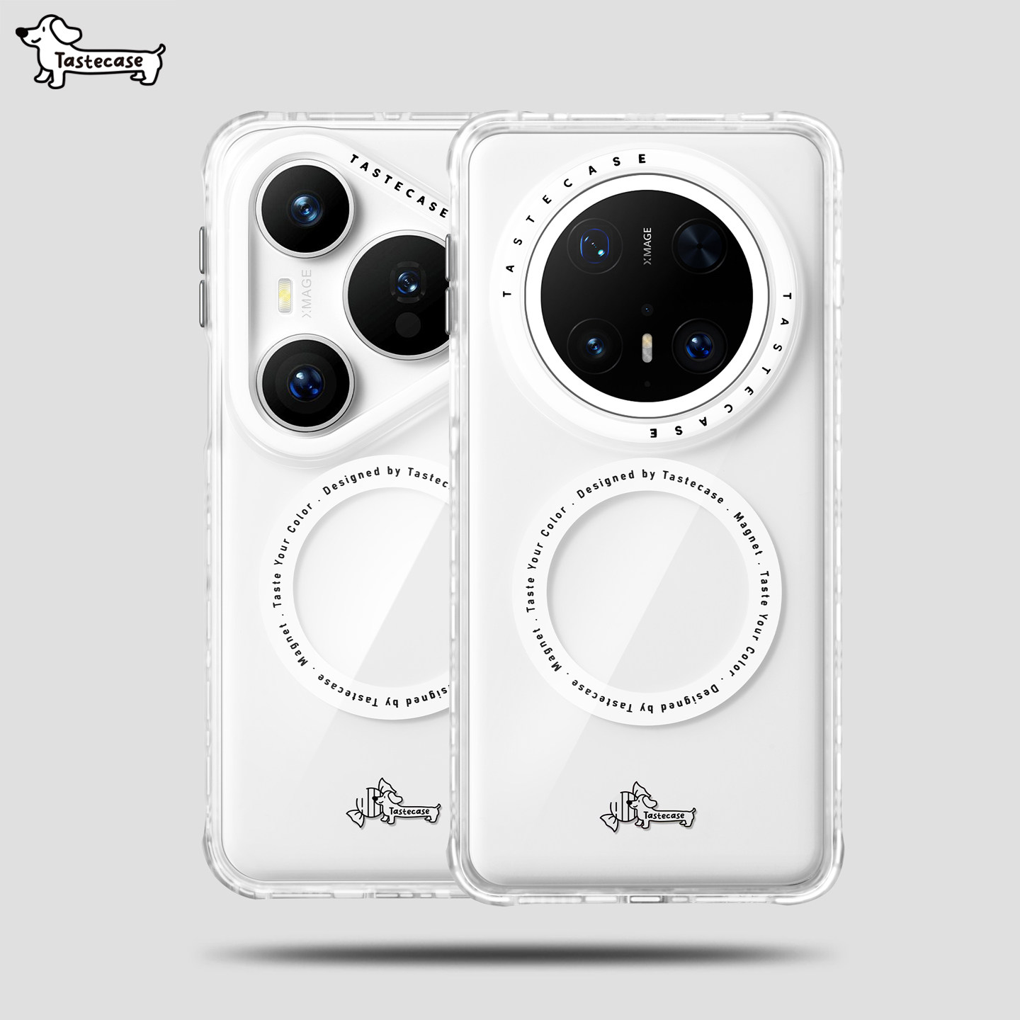 Tastecase透明磁吸手机壳适用于华为/Mate80ProMax/Pura80Pro保护壳简约原创腊肠犬糖果防摔套磁吸手机支架,3C数码配件,手机保护套/壳,淘宝优惠券,粉丝福利购,淘宝优惠卷