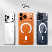 Tastecase腊肠狗超薄透明磁吸手机壳适用苹果iPhone17ProMax不变黄MagSafe保护套新款 16可爱小狗简约15全硬壳