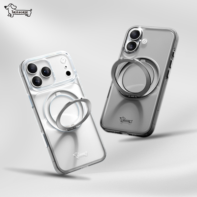 全包AI拍照按键不变黄透明手机壳