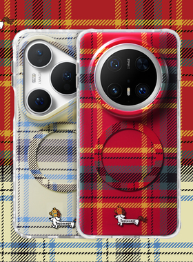 【马年限定】Tastecase新年腊肠狗格纹磁吸手机壳适用华为Mate80ProMax/Pura80Ultra/Mate70新款原创英伦格子