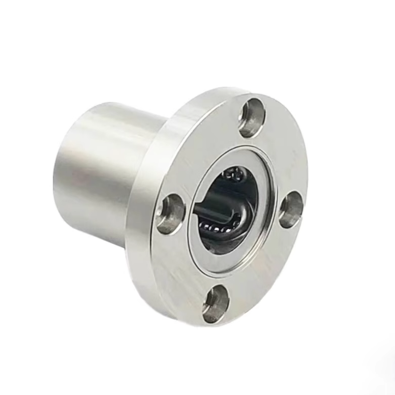 不锈钢直线轴承 圆法兰型SLMF16 20 30 LMF8GA钢保持架法兰座导套