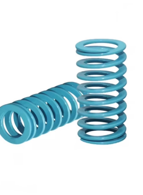 替米S米淡蓝色矩形螺旋弹簧SWU12.5外径*7内径*10长度15/20/25/30