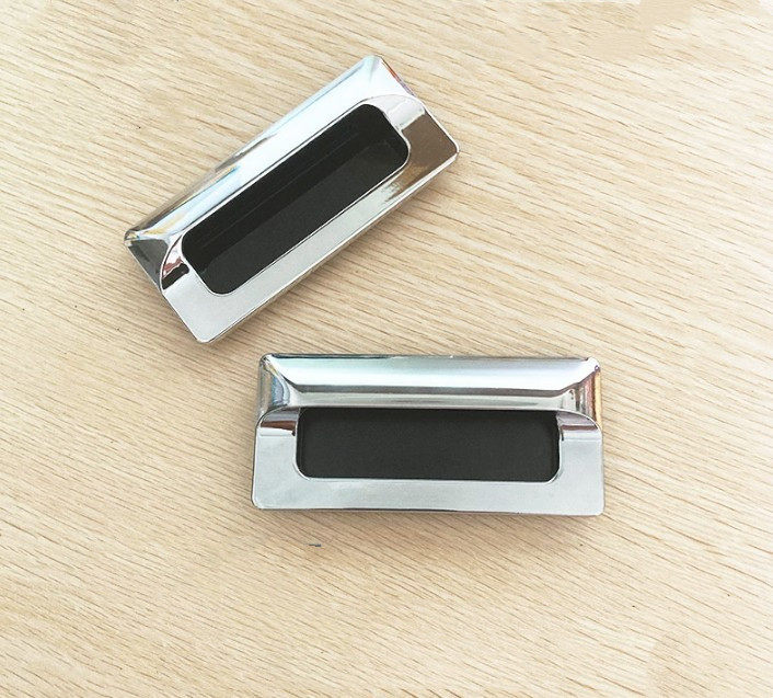 替代怡合达 锌合金工业门拉手 AKJ13 型材通用配件 暗式铝制扣手