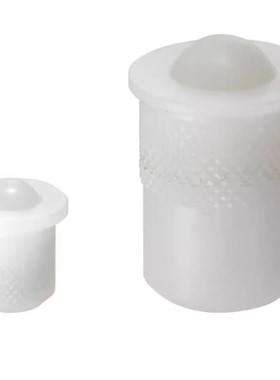 替代米思米PFPR7/9/13/15/20/24白色滚网滚轮型压入式/球头柱塞型