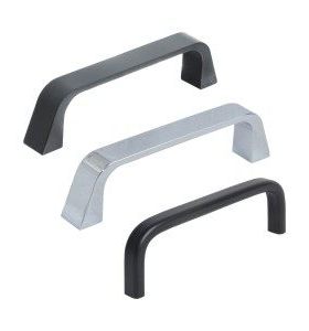 替怡合达黑色尼龙XAB31-L122  XAB31-L150塑料外装型D型方形拉手