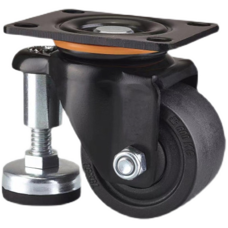 重载固定带偏心调整块脚轮CLU05-D63/75-BC万向轮CLU07-D63/75-BC