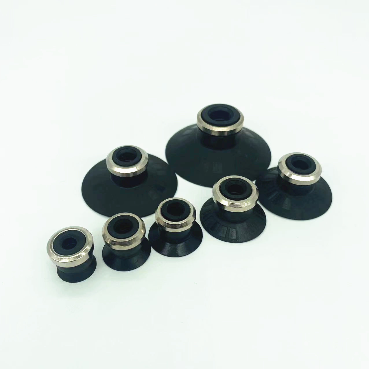 SMC款机械手ZP-10C/13C/16C//25C/32C/40C单层带肋真空吸盘 硅胶