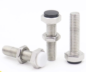 聚氨酯止动螺栓型 内六角孔黒色防撞缓冲 替代米思米USRTH4