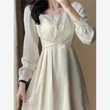 大码法式复古赫本风高档提花连衣裙夏季新款时尚气质修身显瘦长裙，商品下架区，凯文服饰