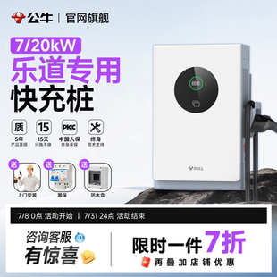 乐道l60专用公牛9孔九孔直流充电桩新能源汽车20kw家用380v快充桩