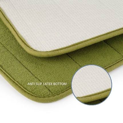 网红Bathroom Memory Foam Bath Mat Carpet Rug Non-slip Absorb