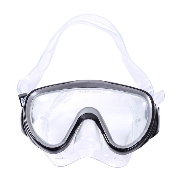 速发Swimming Goggles AntiFog Snorkel Diving Glasses Clear Vi