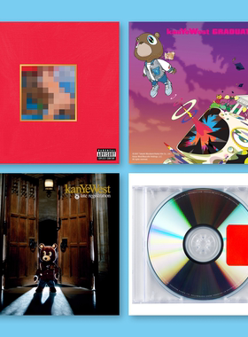 Kanye West侃爷专辑封面周边宿舍卧室家居桌面背景墙装饰画定制
