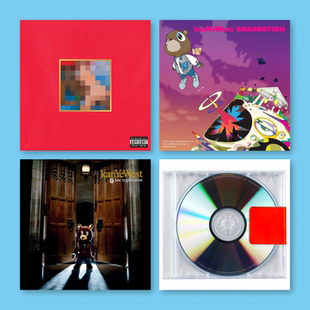 Kanye West侃爷专辑封面周边宿舍卧室家居桌面背景墙装饰画定制