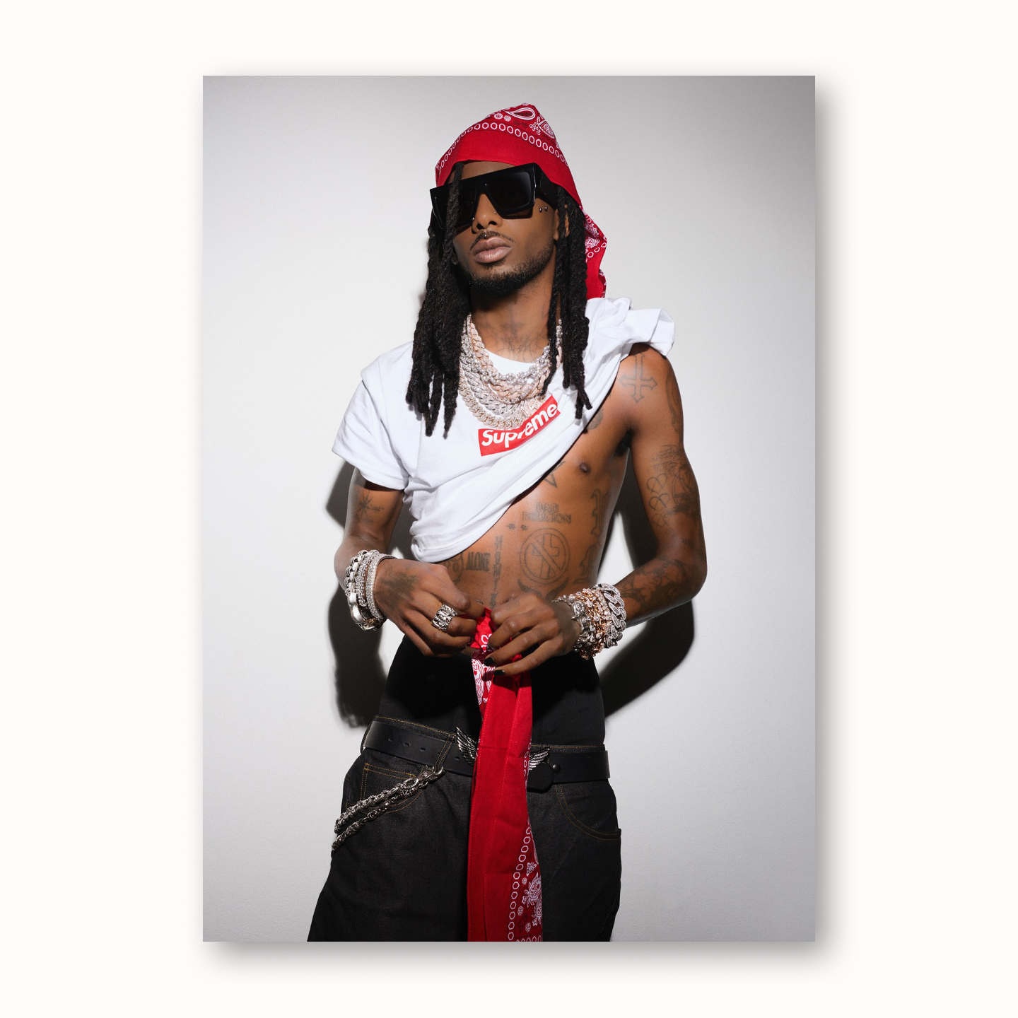 Playboi Carti海报说唱嘻哈饶舌欧美Hiphop家居卧室装饰画定制