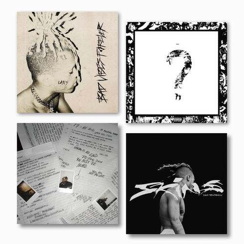 XXXTENTACION海报欧美嘻哈说唱专辑封面宿舍房间背景墙美式装饰画