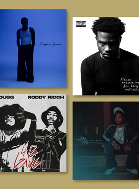 Roddy Ricch专辑封面海报嘻哈说唱宿舍卧室书房背景墙装饰画定制