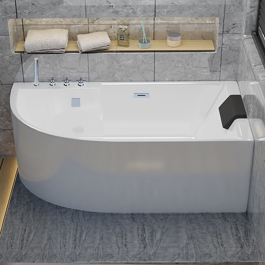 亚克力家用酒店民宿成人双裙边薄边深泡可移动浴缸浴盆泡澡桶,家装主材,普通浴缸,淘宝优惠券,粉丝福利购,淘宝优惠卷