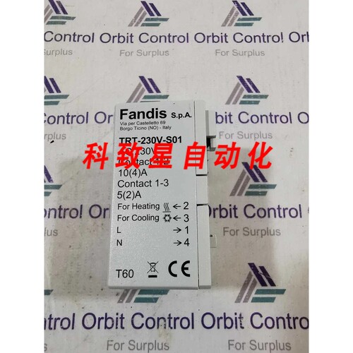 工业配件FANDIS TRT-230V-S01 CHANGE OVER STAT