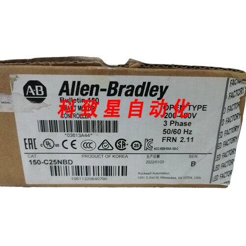 工业配件150-C25NBD/B BULLETIN 150 智能控制器
