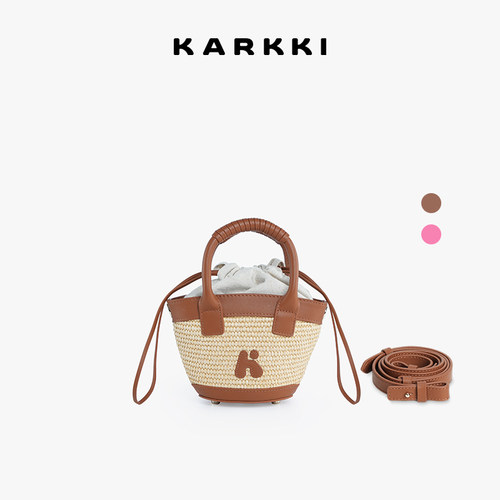 KARKKI/个奇草编菜篮子包