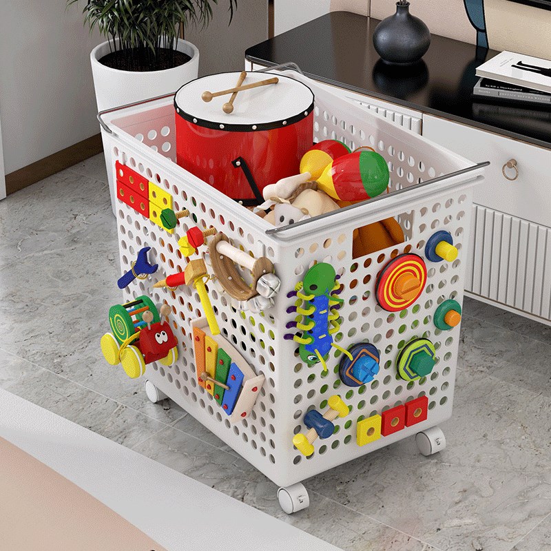 速发儿童收具洞洞板玩纳箱家篓宝宝推车积木毛绒娃娃储物筐脏衣用