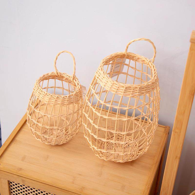 藤编壁挂收纳筐厨房放蒜头神器创意壁挂式葱生姜大蒜挂篮杂物篮子,工业油品/胶粘/化学/实验室用品,其他实验室设备,淘宝优惠券,粉丝福利购,淘宝优惠卷